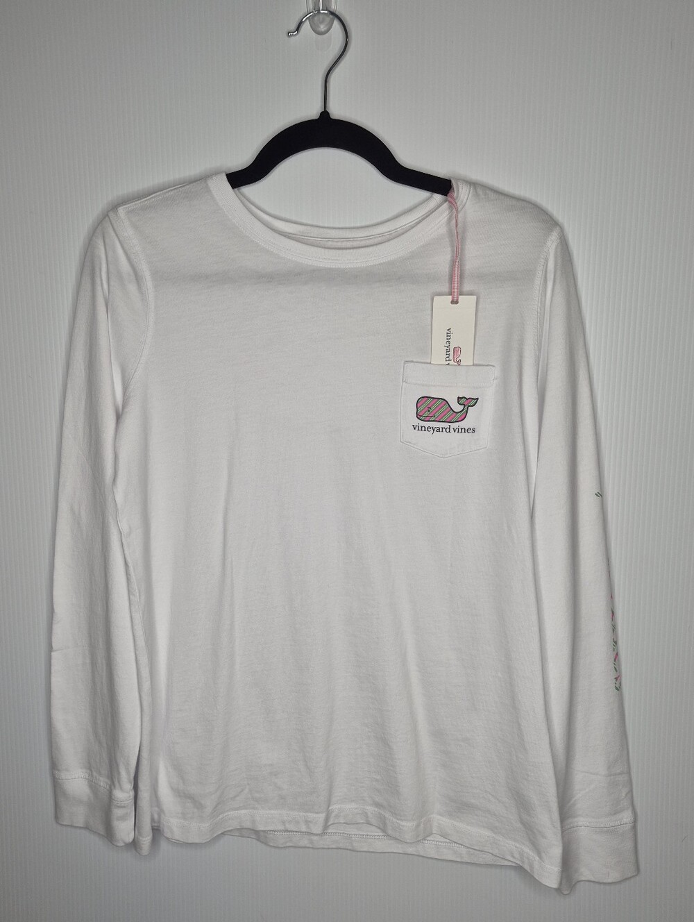 NWT Vineyard Vines White Long-Sleeve Tee Size Small